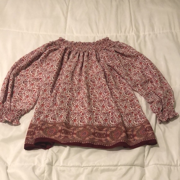 Max Studio open bell smock 3/4 length shirt - Picture 8 of 8